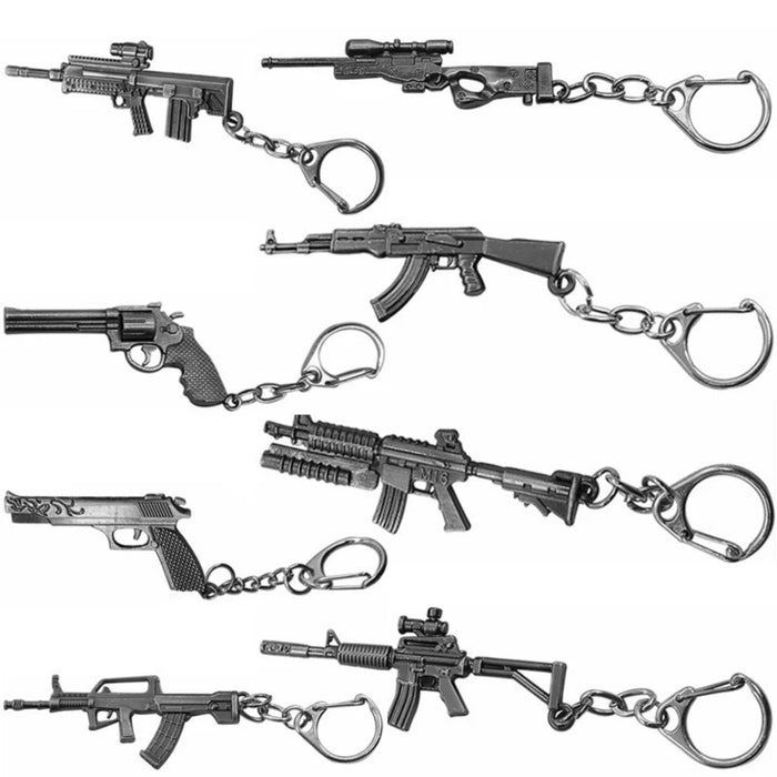 Gun Pendant Keychain