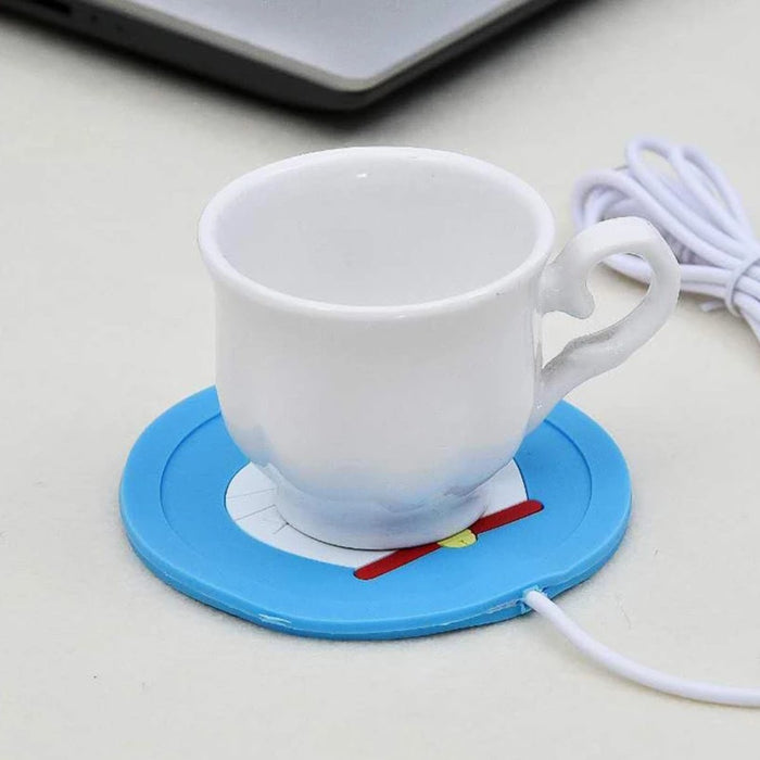 Electric Cup Warmer Pad Desktop Cup Pad Coffee Mug Warmer Touch Switch Tea Drink  Warmer Cup Glass Heater Hot Beverage