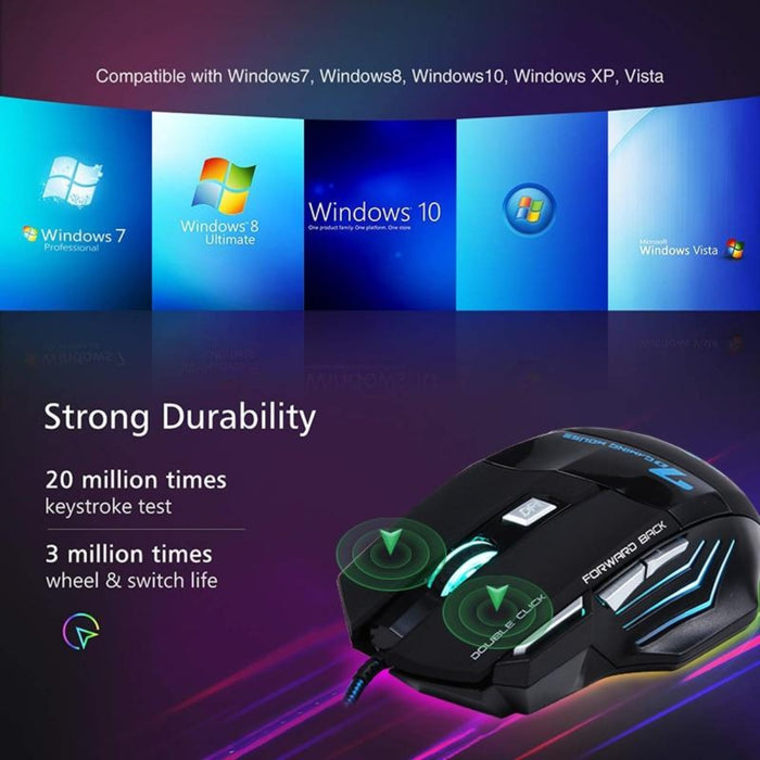 Ergonomic Wired Gaming Mouse