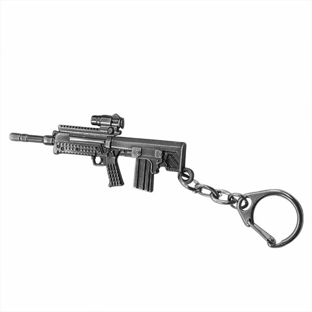 Gun Pendant Keychain